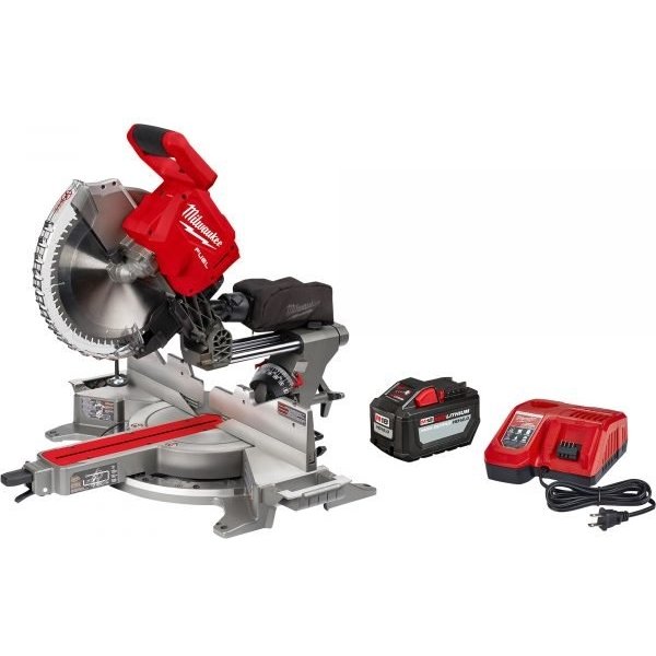 Milwaukee 2739-21HD M18 FUEL Dual Bevel Sliding Miter Saw Kit - 12in, ONE-KEY