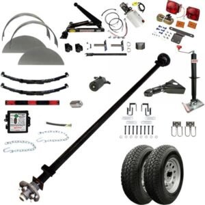 TK Trailer Parts Kit MPAD08KT-35 for 3.5K Trailer with 8ft Dump Bed Blueprint