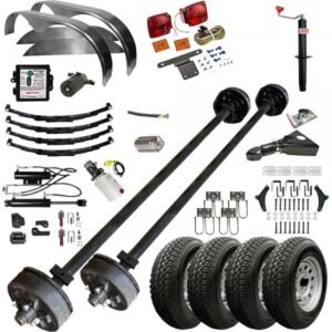 TK Trailer Parts Kit MP10HDKT for 7K-Lb Tandem Axle 10ft Dump Trailer Blueprint
