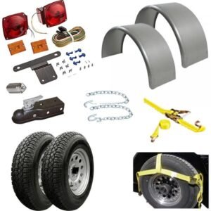 TK Trailer Parts Kit MP1000KT for Heavy-Duty Car Dolly Blueprint (1000 Model)