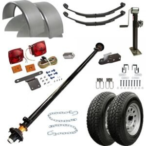 TK Trailer Parts Kit MP1112KT-52 for 5.2K Single-Axle Heavy-Duty 12ft Utility Trailer
