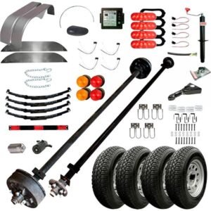 TK Trailer MP12HRKT 2-Horse Tandem Trailer Kit Blueprint (Master Plan 6ft x 12ft)