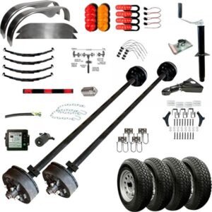 TK Trailer Parts Kit MP16CCKT-7 for 7K 16ft Covered Cargo Trailer Blueprint