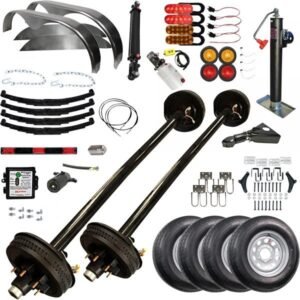 TK Trailer MP18HTKT 10.4K Hydraulic Tilt Car Carrier Kit Blueprint (19ft x 82in)