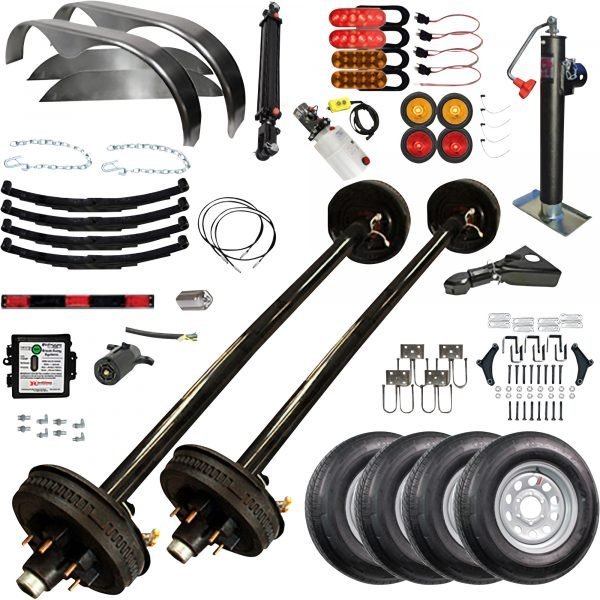TK Trailer MP18HTKT 10.4K Hydraulic Tilt Car Carrier Kit Blueprint (19ft x 82in)