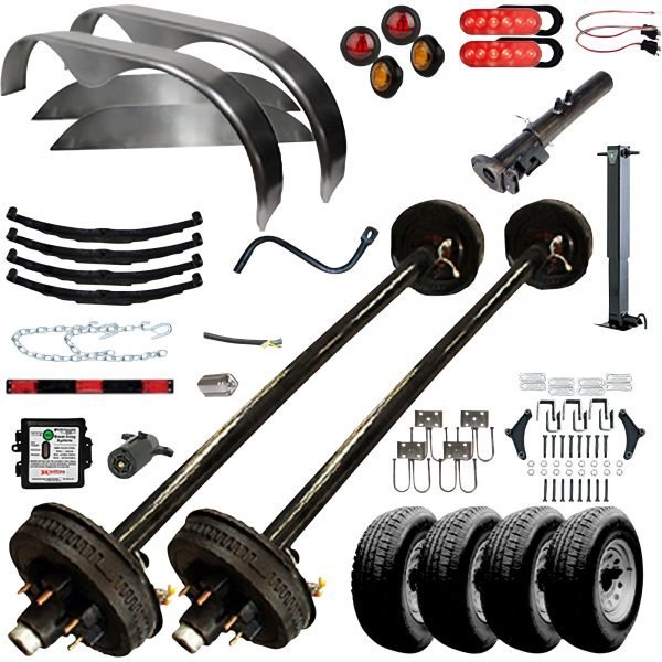 TK Trailer MP2220KT 12K Tandem Axle Gooseneck Lowboy Trailer Kit Blueprint (20ft L x 6.5ft W) TK Trailer MP2220KT 12K Tandem Axle Gooseneck Lowboy Trailer Kit Blueprint (20ft L x 6.5ft W)