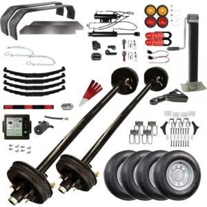 TK Trailer MP24GTKT-14 14K Gravity Tilt Car Hauler Kit Blueprint (24ft L x 82in)