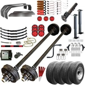 TK Trailer MP26XTKT 14K Tandem Axle Gooseneck Trailer Kit Blueprint (26ft L x 102in)
