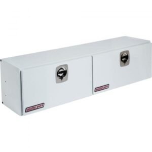 Weather Guard 264-3-02 64in Steel High-Side Dual Door Truck Tool Box (White)