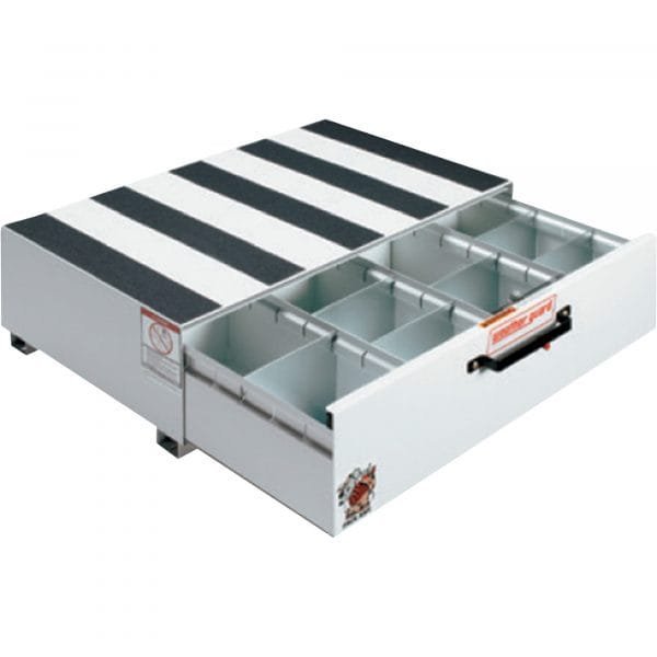 Weather Guard 303-3 Pack Rat Short Deep 24in Truck Storage Drawer (White)