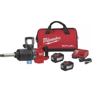 Milwaukee 2869-22HD M18 FUEL 1in D-Handle Extended Anvil Impact Wrench Kit - ONE-KEY, 2 Batteries