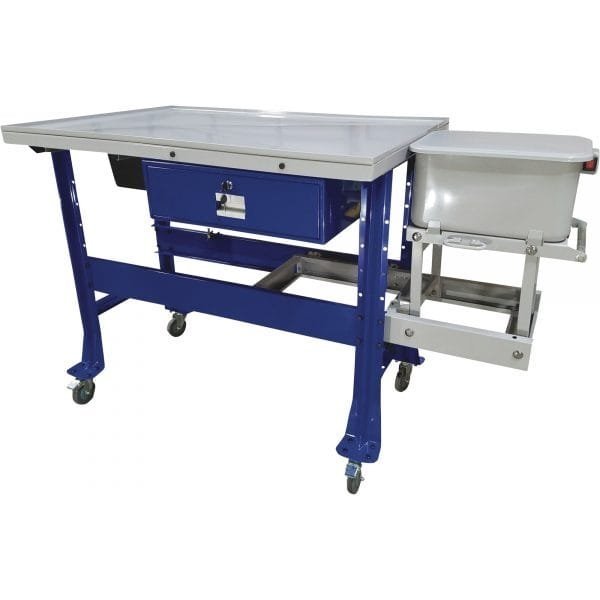 iDEAL PTDT-PW-1000 Tear-Down Table with 3.5 Gal Parts Washer (1000 Lb)