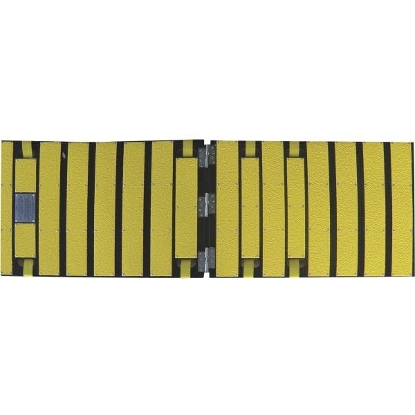 AME International 15348 Large 33.8in 2-Piece Yellow Dozer Maintenance Mat