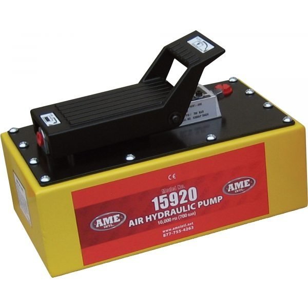 Amein International 15920 Air Hydraulic Pump 5-Qt. Reservoir 10,000 PSI