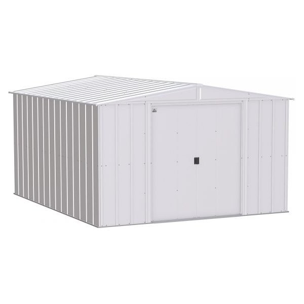 Arrow Classic Steel Shed CLG1012FG 10x12ft Galvanized Steel (Flute Grey)