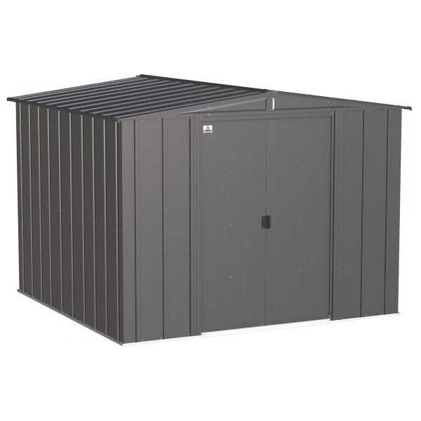 Arrow Classic Steel Shed CLG88CC 8x8ft Galvanized Steel (Charcoal)
