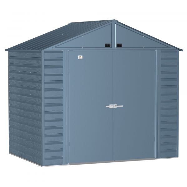 Arrow Select Steel Shed SCG86BG 8x6ft Galvanized Steel (Blue Grey) 1 Arrow Select Steel Shed SCG86BG 8x6ft Galvanized Steel (Blue Grey)
