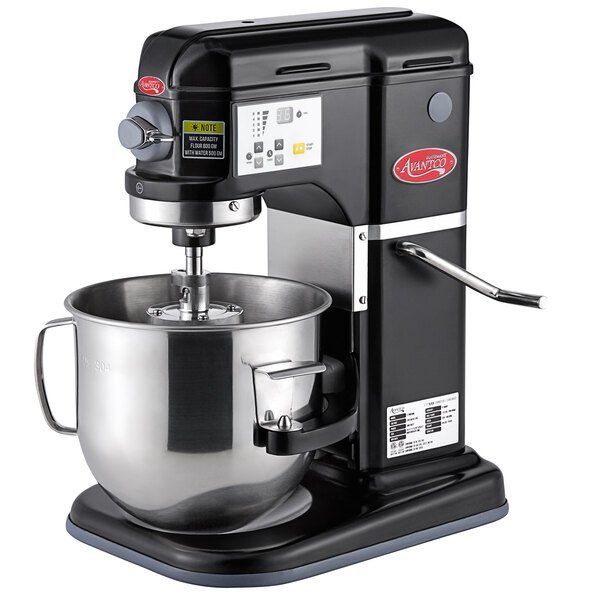 Avantco MIX8BK - 8 Qt Countertop Mixer Black 1 Avantco MIX8BK - 8 Qt Countertop Mixer Black