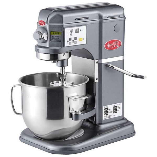 Avantco MIX8GY - 8 Qt Countertop Mixer Gray