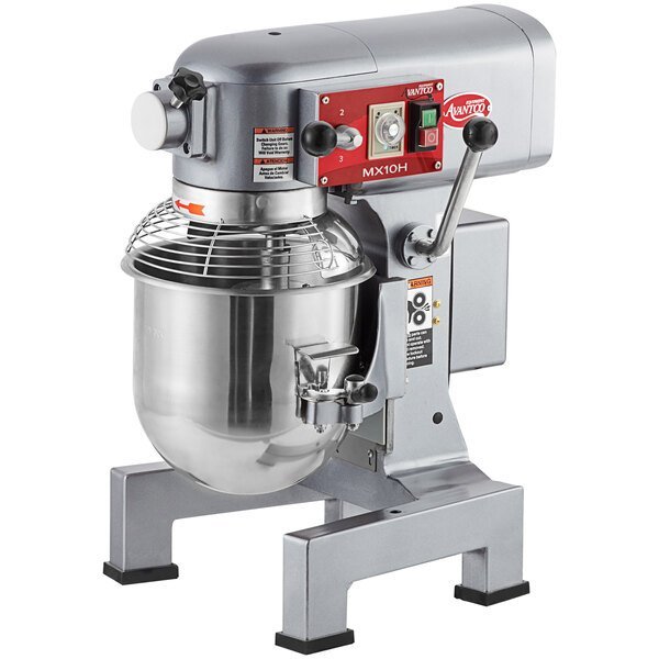 Avantco MX10H - 10 Qt Planetary Stand Mixer 1 Avantco MX10H - 10 Qt Planetary Stand Mixer