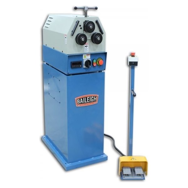Baileigh R-M20-110 110V Ring and Angle Roll Bender (1.75in Flat / 1in Round Capacity)