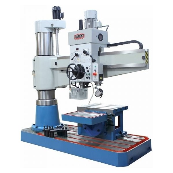 Baileigh RD-1600H-460 Hydraulic Radial Drill - MT5 Spindle, 5.25 HP, 460V