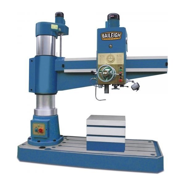 Baileigh RD-1600H Hydraulic Radial Drill - MT5 Spindle, 5.25 HP