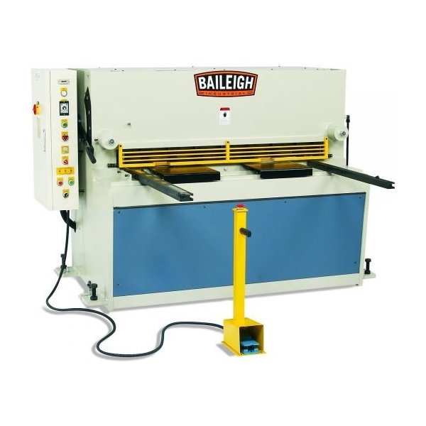 Baileigh SH-5208-HD 220V 3-Phase Heavy Duty Hydraulic Shear (52in. Width, 12 Gauge)