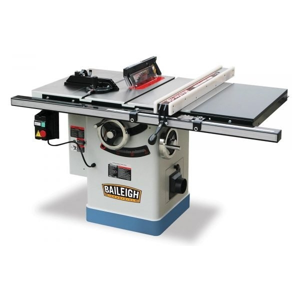 Baileigh TS-1040P-50-V2 10 In. Professional Cabinet Style Table Saw - 3 HP, 50in Rip