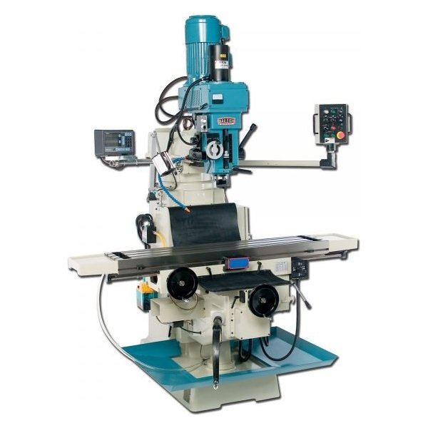 Baileigh VM-1258-3 VS Vertical Mill - 12x58in Table, 5 HP