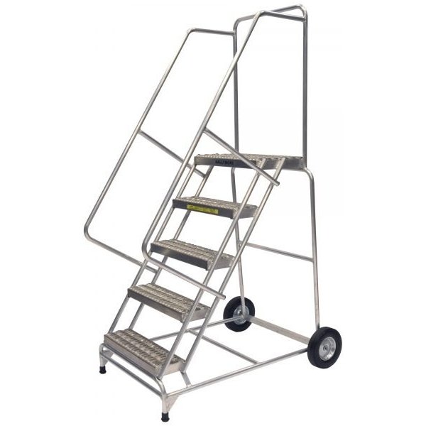 Ballymore 5-Step Wide Base Aluminum Ladder Grip Strut (83in H)