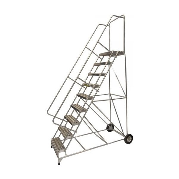 Ballymore 9-Step Wide Base Aluminum Ladder Grip Strut (123in H)