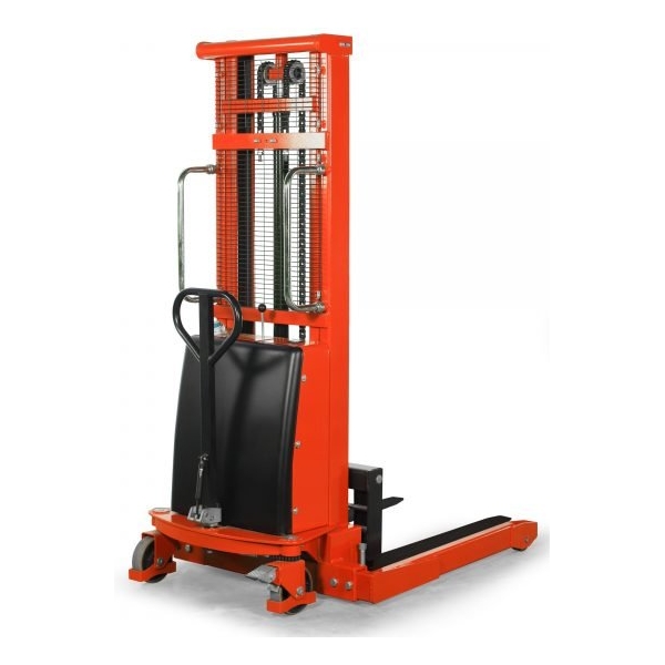 Ballymore BALLYPAL 22LSL138 Semi-Electric Pallet Stacker 2200 lb Capacity 138-inch Lift Height (Straddle Legs)**