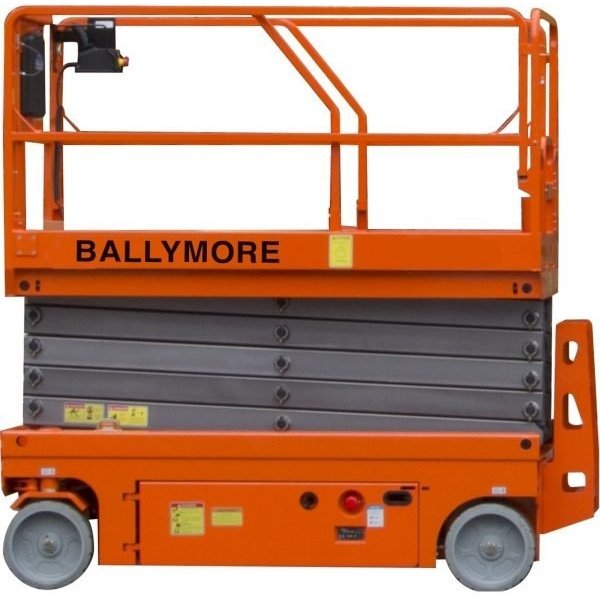 Ballymore DMSL-26(W) Wide Drivable Scissor Lift 32ft Max Work Height