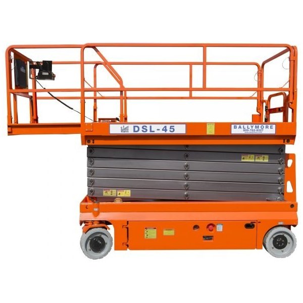 Ballymore DSL-40 Drivable Scissor Lift 46ft Max Work Height 500lb Cap