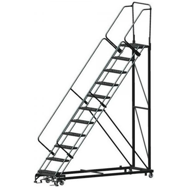 Ballymore HDS 10-Step Heavy Duty Stairway 133in H 14in Serrated (DTS-X) Tread