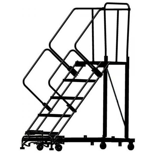 Ballymore HDS 12-Step Heavy Duty Stairway 153in H 21in Perforated Tread