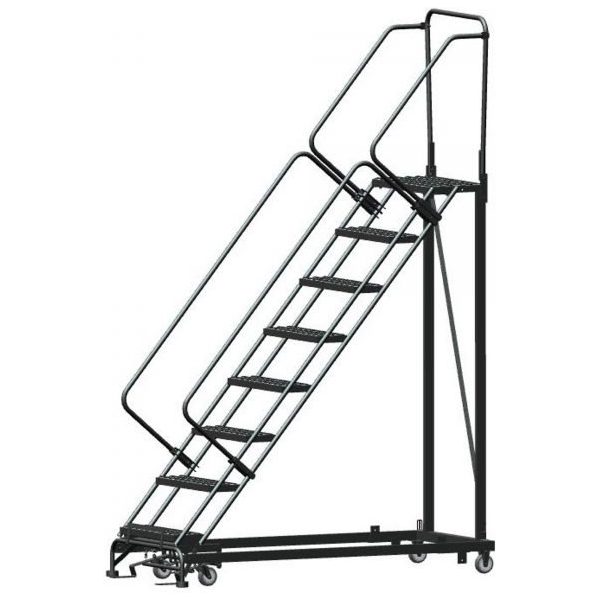 Ballymore HDS 7-Step Heavy Duty Stairway 103in H 14in Grip Strut Tread