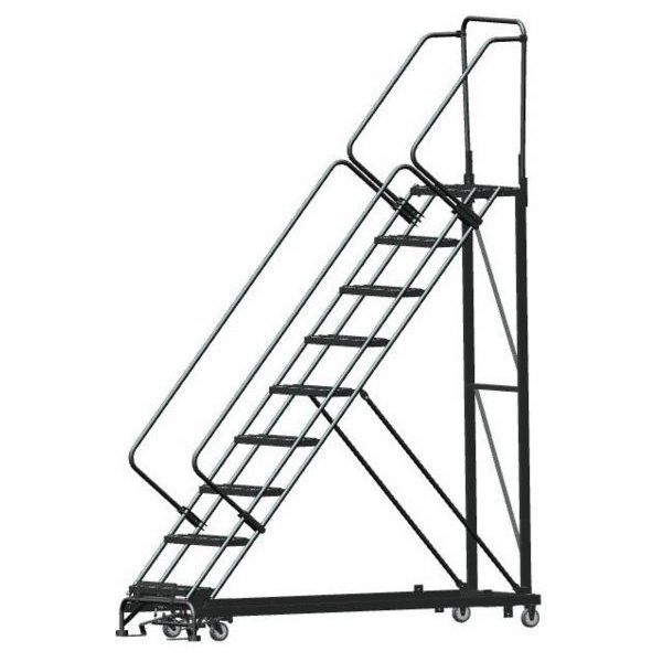 Ballymore HDS 8-Step Heavy Duty Stairway 113in H 14in Serrated (DTS-X) Tread
