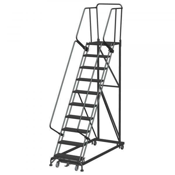 Ballymore HDS 9-Step Heavy Duty Stairway 123in H 21in Grip Strut Tread 1 Ballymore HDS 9-Step Heavy Duty Stairway 123in H 21in Grip Strut Tread