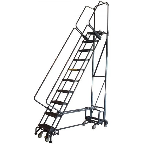 Ballymore Nav-9RF 9-Step Navigator Ladder 120"H Ribbed Rubber