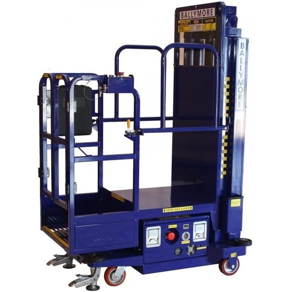 Ballymore PS-10 Power Stocker Lift 14ft Work Height 650lb Capacity