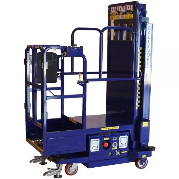 Ballymore PS-15 Power Stocker Lift 21ft Work Height 650lb Capacity 1 Ballymore PS-15 Power Stocker Lift 21ft Work Height 650lb Capacity
