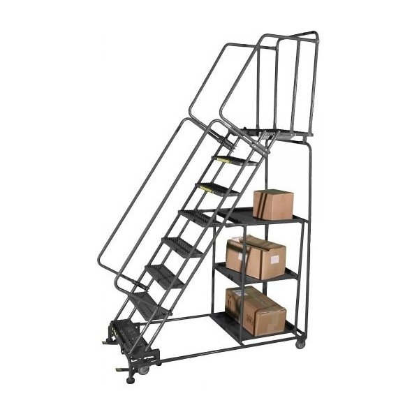 Ballymore SPL-9-P 9-Step Safety Lock Ladder 123"H Perforated