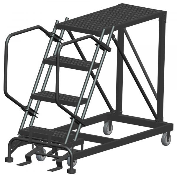 Ballymore SW-SNR3-3672 Low-Profile Steel Rolling Platform 3 Steps 30-inch Height 36x72-inch Deck 1 Ballymore SW-SNR3-3672 Low-Profile Steel Rolling Platform 3 Steps 30-inch Height 36x72-inch Deck