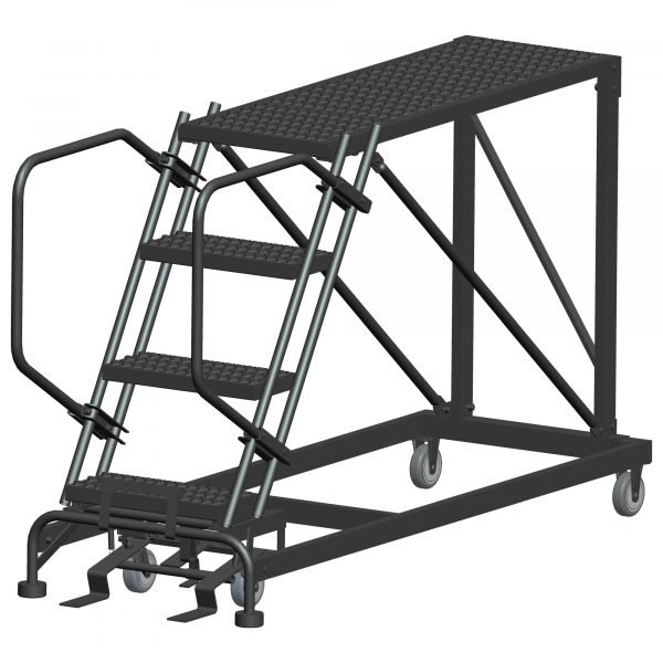 Ballymore SW-SNR4-2436 Low-Profile Steel Rolling Platform 4 Steps 40-inch Height 24x36-inch Deck 1 Ballymore SW-SNR4-2436 Low-Profile Steel Rolling Platform 4 Steps 40-inch Height 24x36-inch Deck