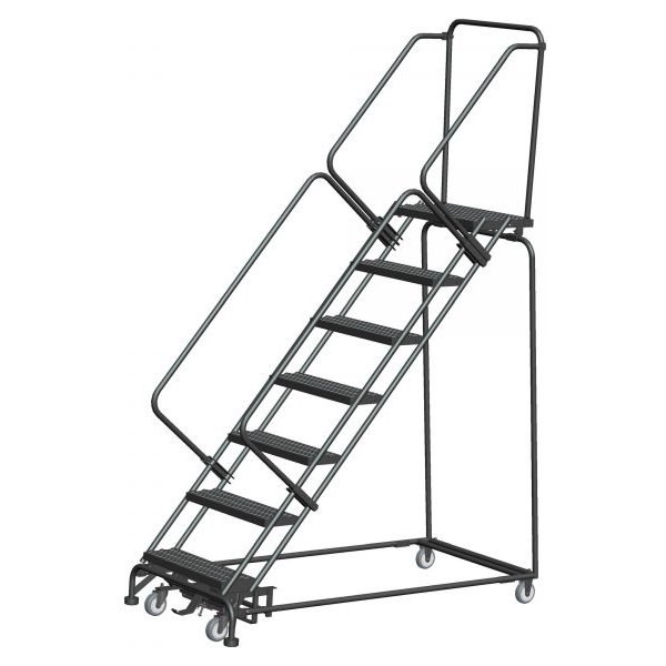Ballymore WA-SW72414X 7-Step Narrow Gate Ladder 103"H Serrated