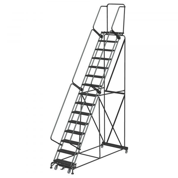 Ballymore WA154014P Heavy Duty Steel Rolling Ladder 15 Steps 183-inch Height 1 Ballymore WA154014P Heavy Duty Steel Rolling Ladder 15 Steps 183-inch Height