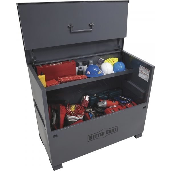 Better Built 2089-BB 60" Jobsite Piano Storage Chest, 30"D x 49"H, Gray