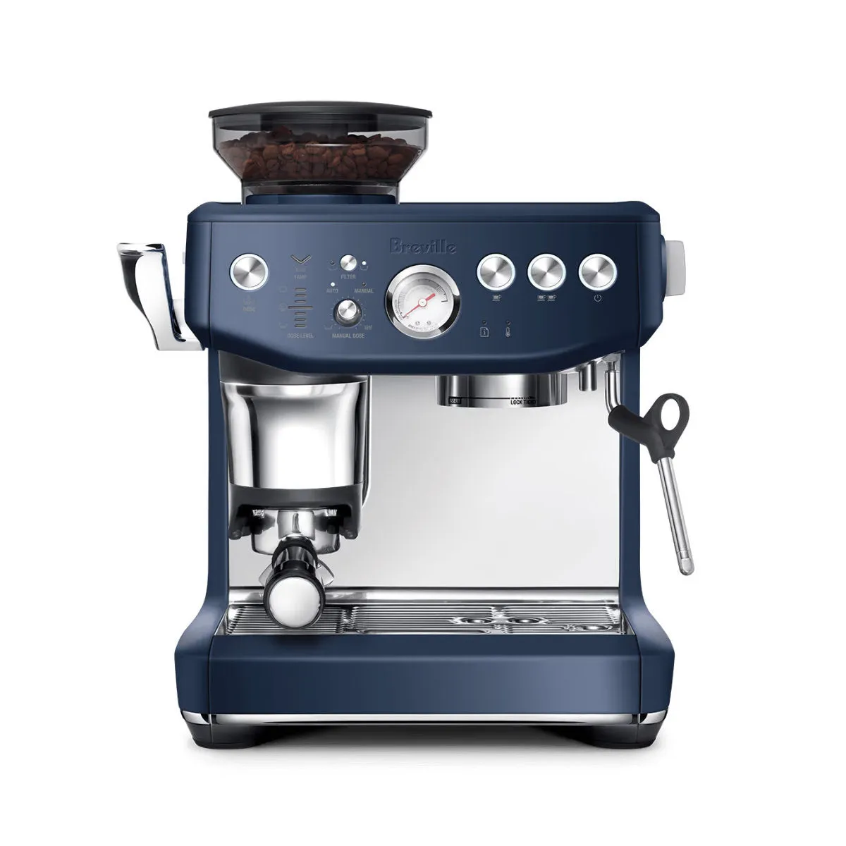 Breville Barista Express Impress - Machine Damson Blue 1 Breville Barista Express Impress - Machine Damson Blue